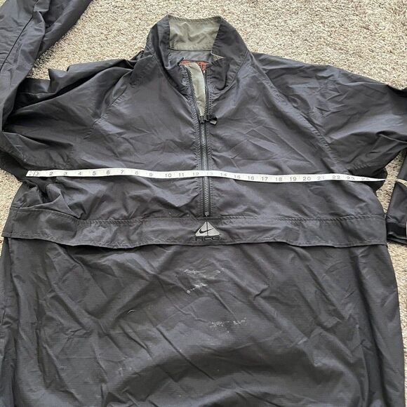 Vintage 90s Nike ACG Mens Size XL Center Swoosh Spell Out Packable Rain Jacket - Picture 7 of 10